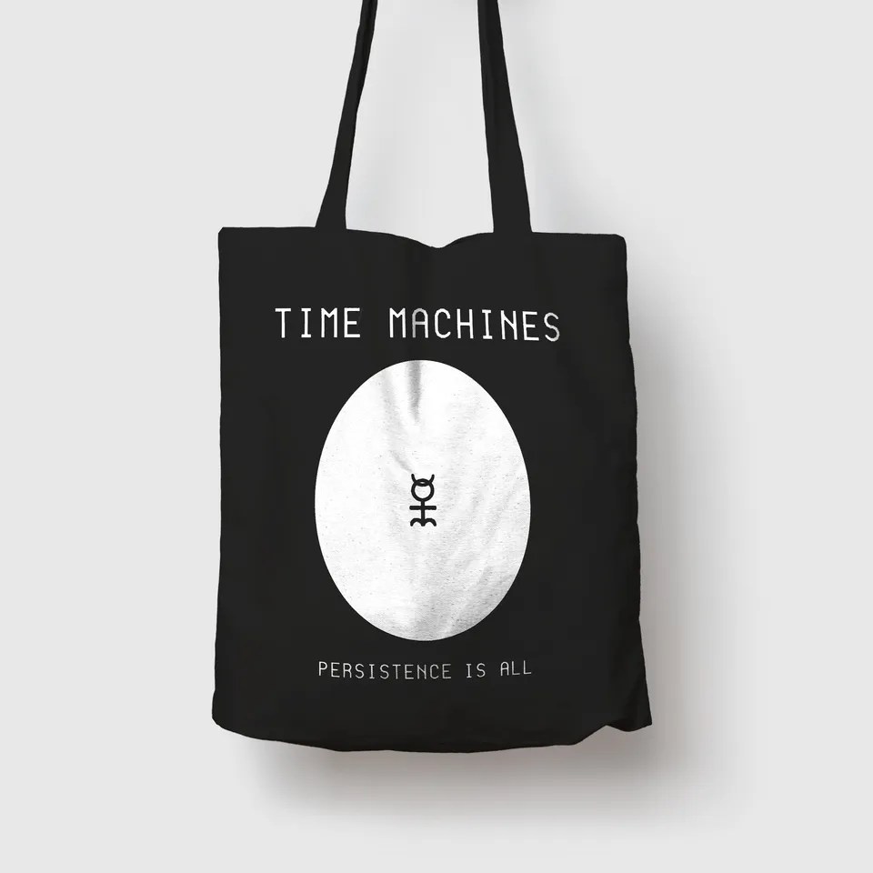 coil-time-machines-tote-bag-noir-taille-unique-coton image 1