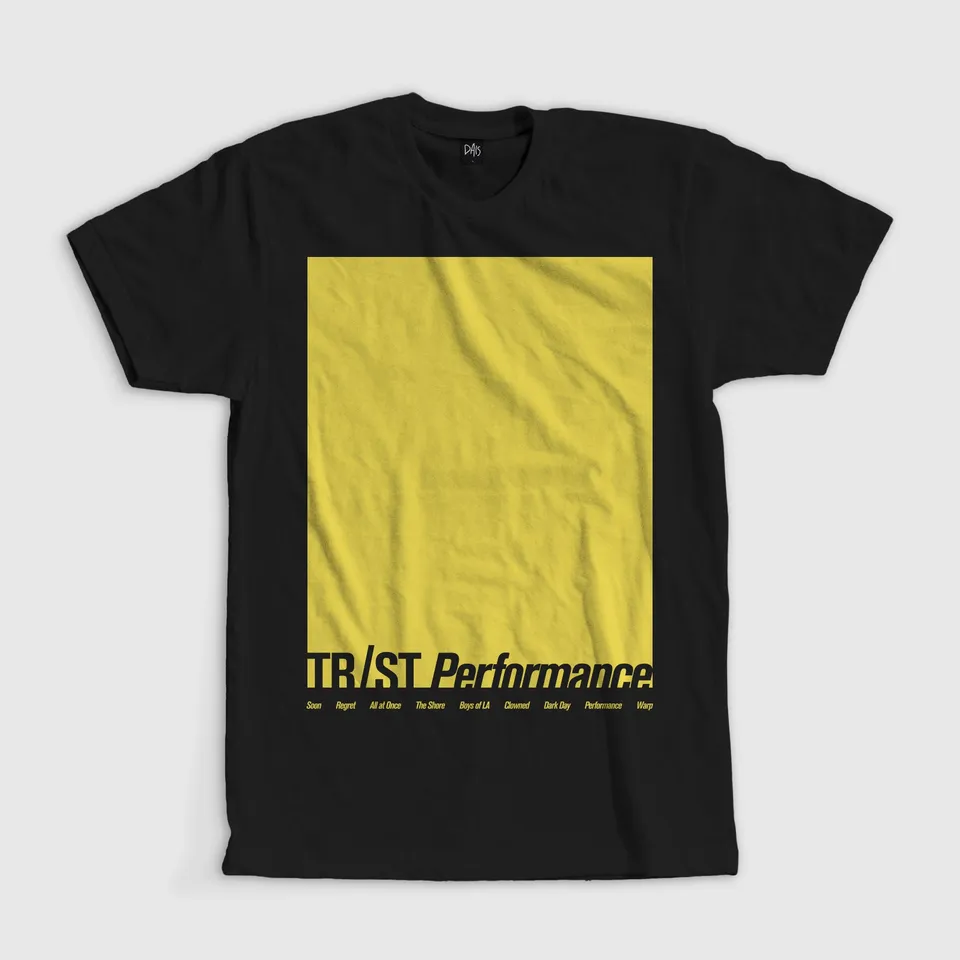 tr-st-performance-t-shirt-noir-coton-jaune-taille-l image 1