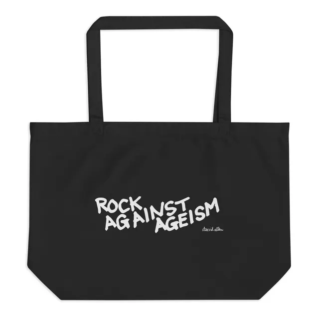 rock-against-ageism-tote-bag-sac-coton-bio image 1
