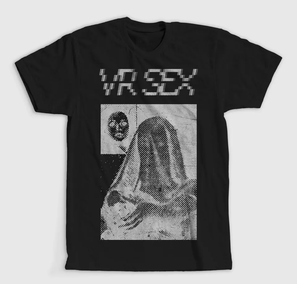 vr-sex-human-traffic-jam-t-shirt-noir-gildan-5000 image 1