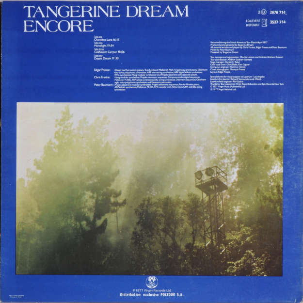 tangerine-dream-live-encore-vinyle-lp-france-1977 image 2