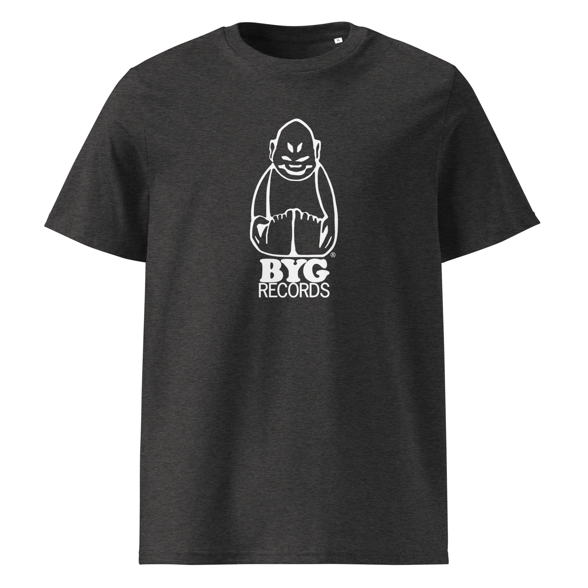 charly-byg-records-large-white-logo-t-shirt-coton-bio-noir image 5