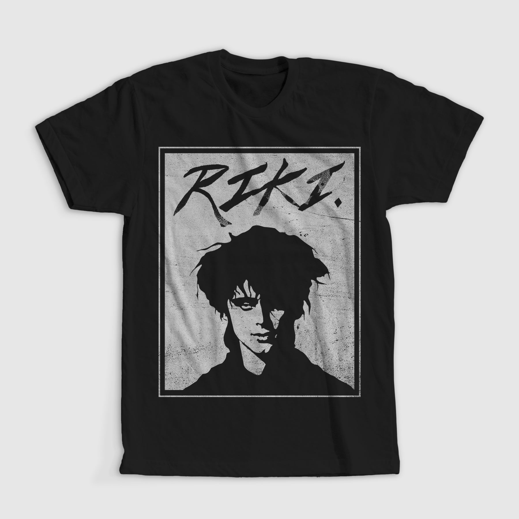 dais-records-riki-t-shirt-noir-illustration-taille-m image 1