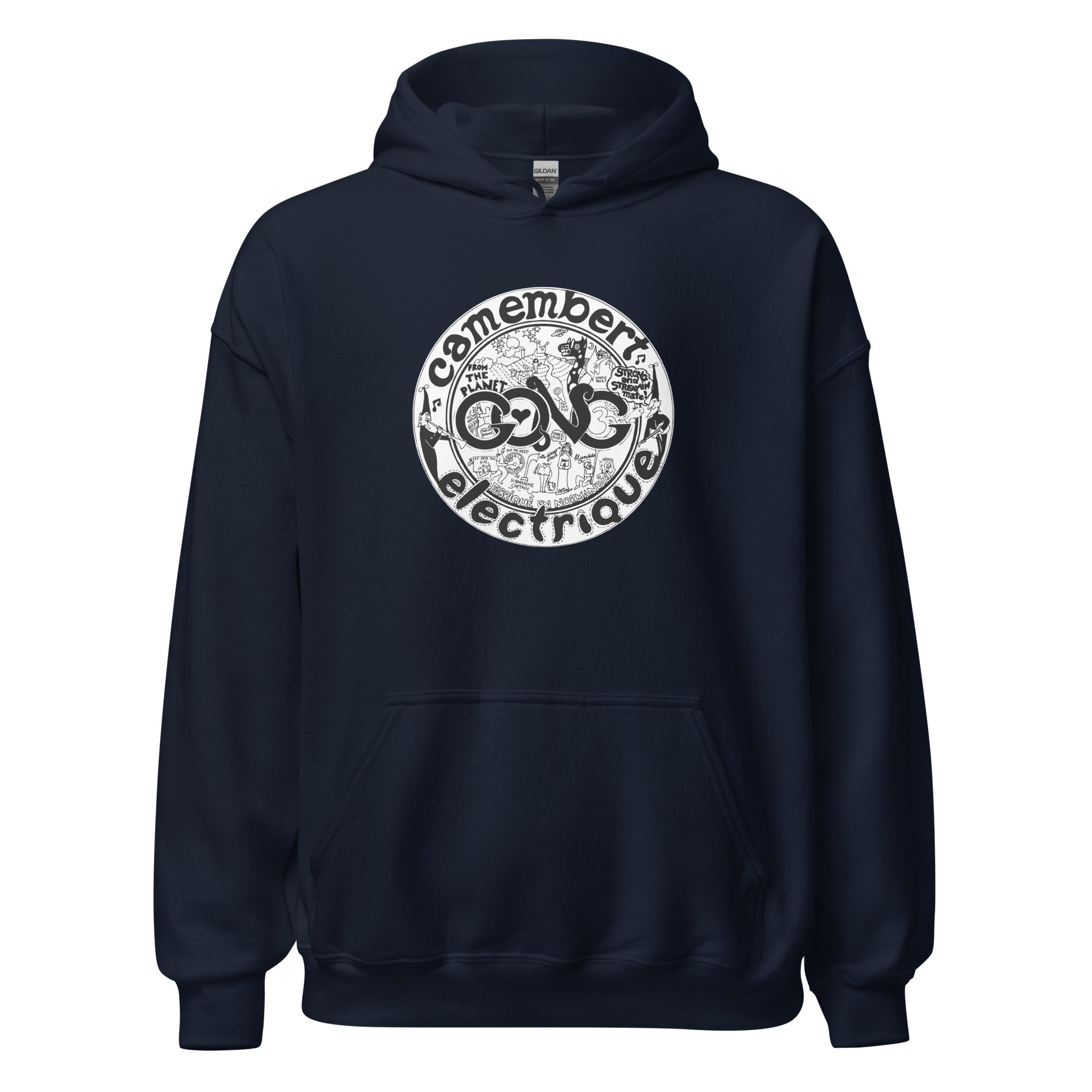 charly-camembert-electrique-hoodie-coton-capuche-noir image 4