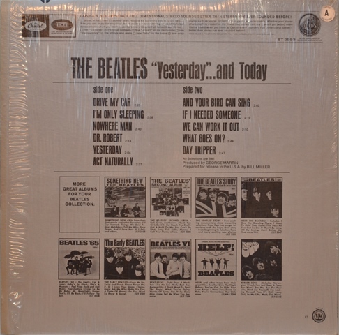 the-beatles-yesterday-and-today-vinyle-lp-usa-1971 image 2