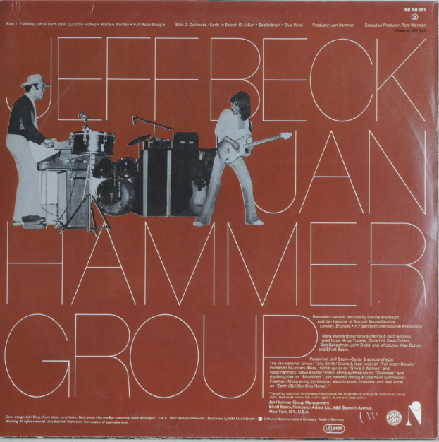 jeff-beck-jan-hammer-group-live-vinyle-lp-1977-allemagne image 2