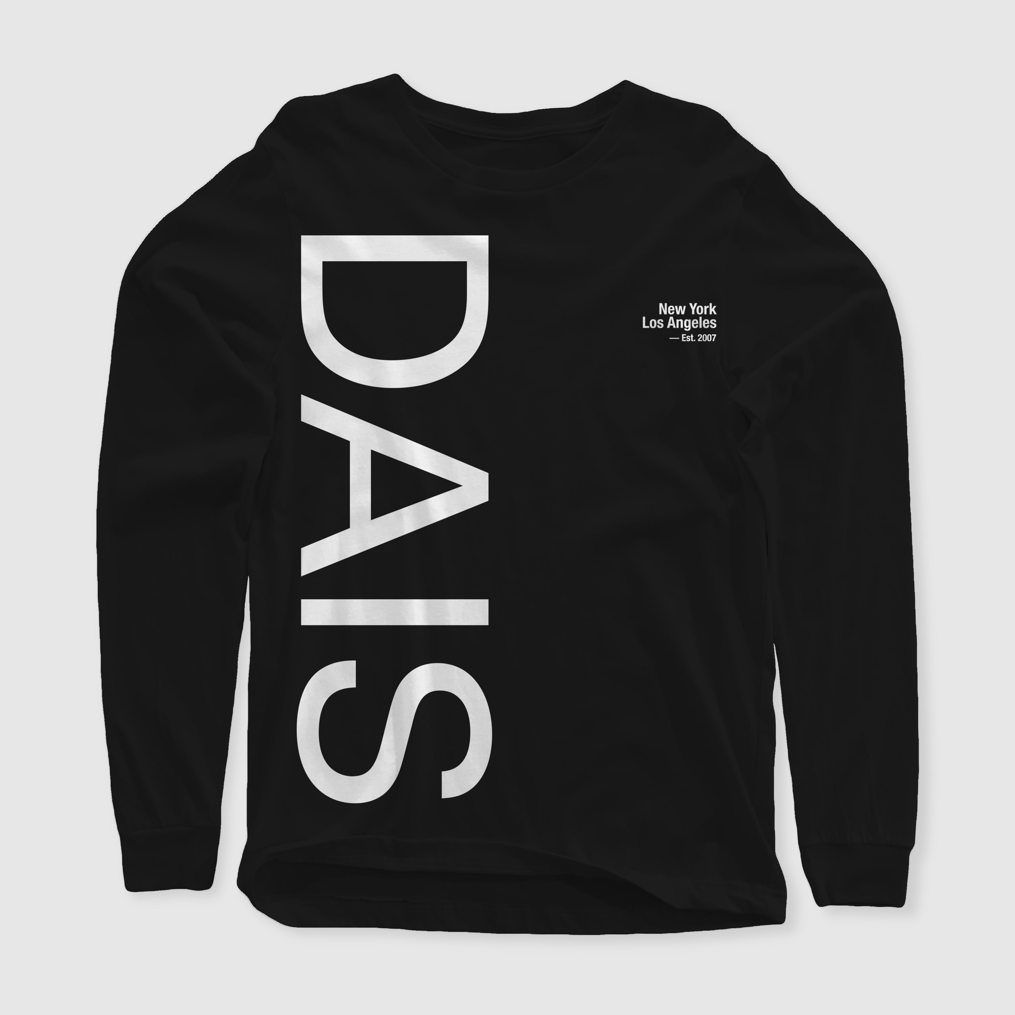 dais-longsleeves-est-2007-t-shirt-manches-longues-l-noir-coton image 2