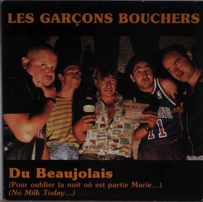 les-gar-ons-bouchers-du-beaujolais-vinyle-45t-france-1989 image 1