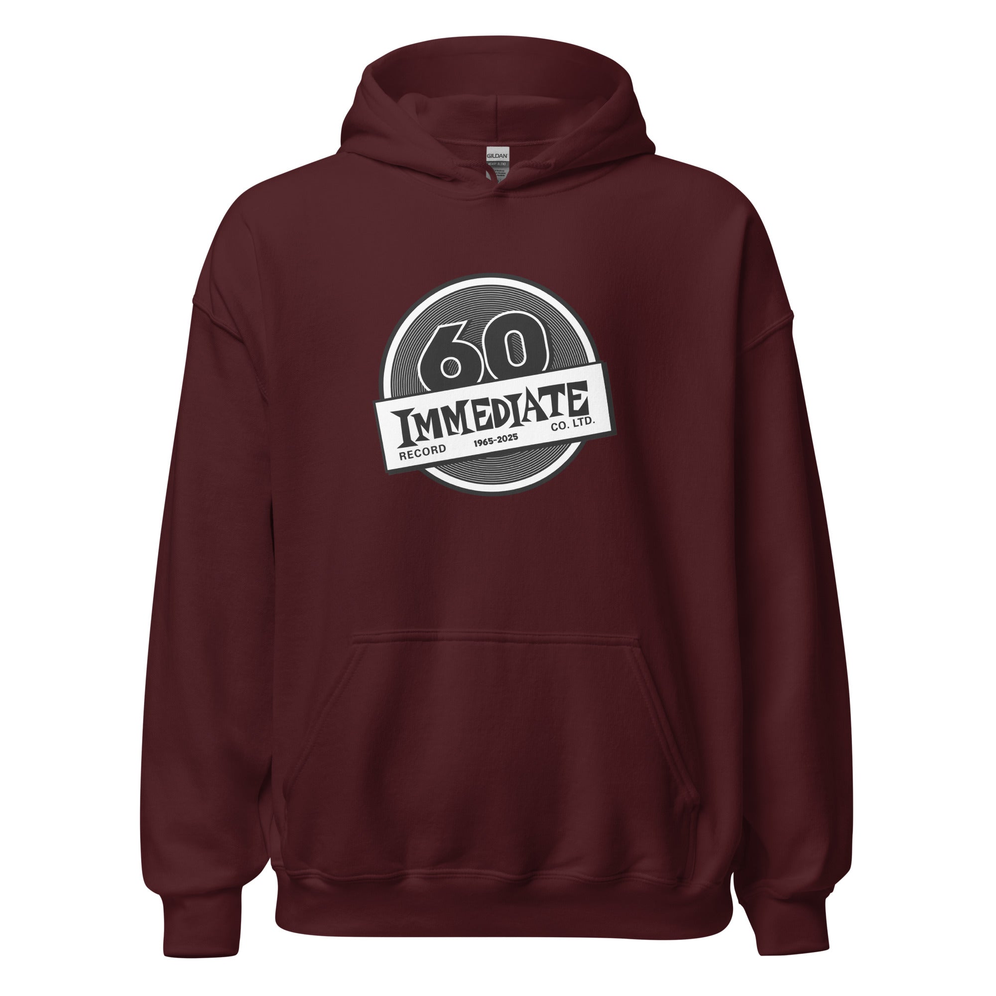 charly-records-immediate-60th-hoodie-sweat-noir-logo-n-b image 5