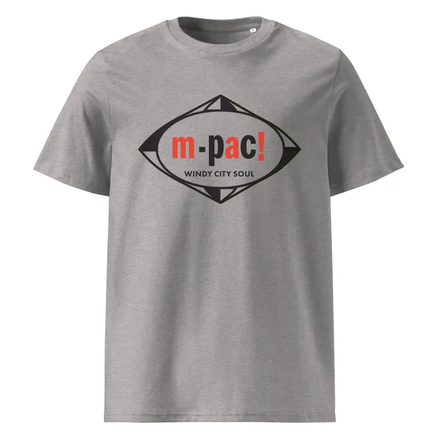 charly-records-m-pac-t-shirt-gris-chin-coton-bio image 1