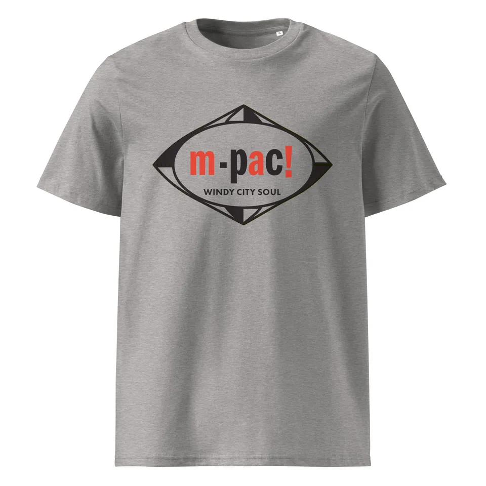 charly-records-m-pac-t-shirt-gris-chin-coton-bio image 1