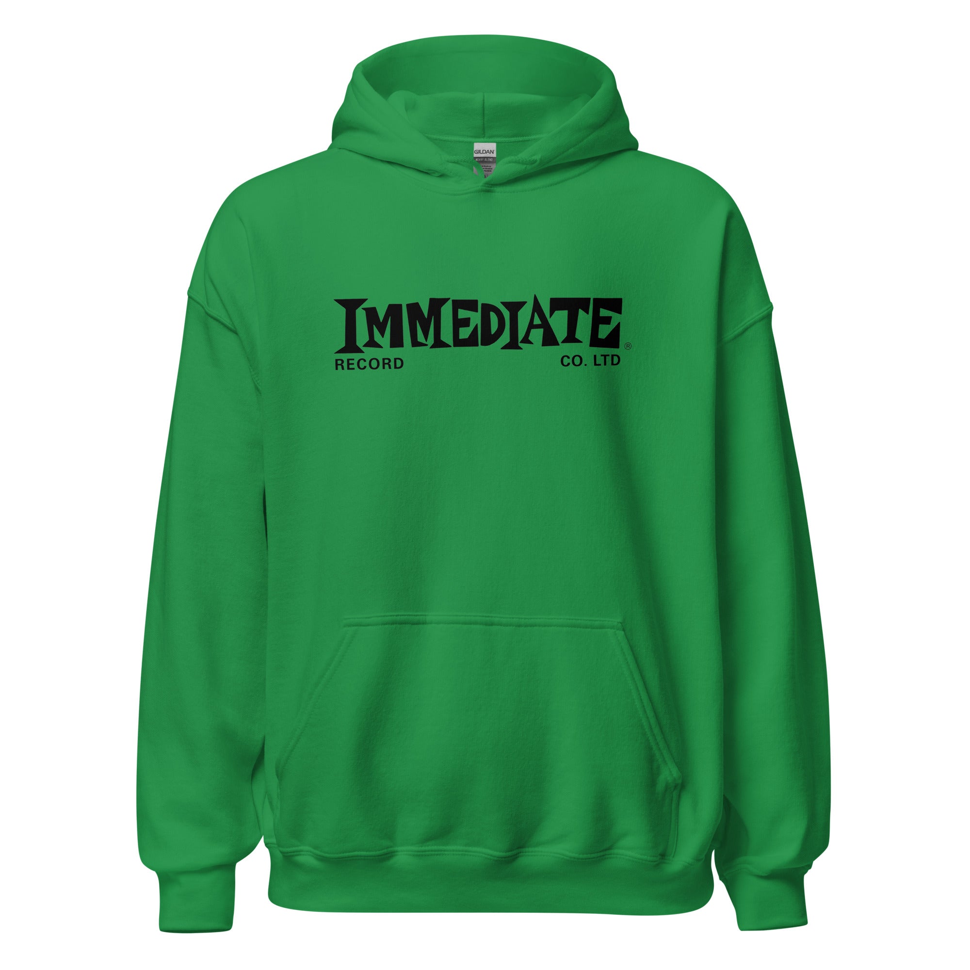 immediate-records-hoodie-sweat-capuche-noir-coton image 6