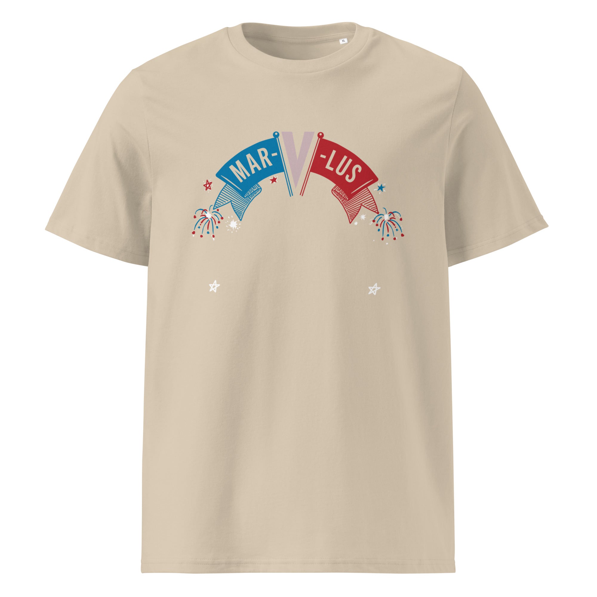 charly-records-mar-v-lus-t-shirt-coton-bio-blanc image 4