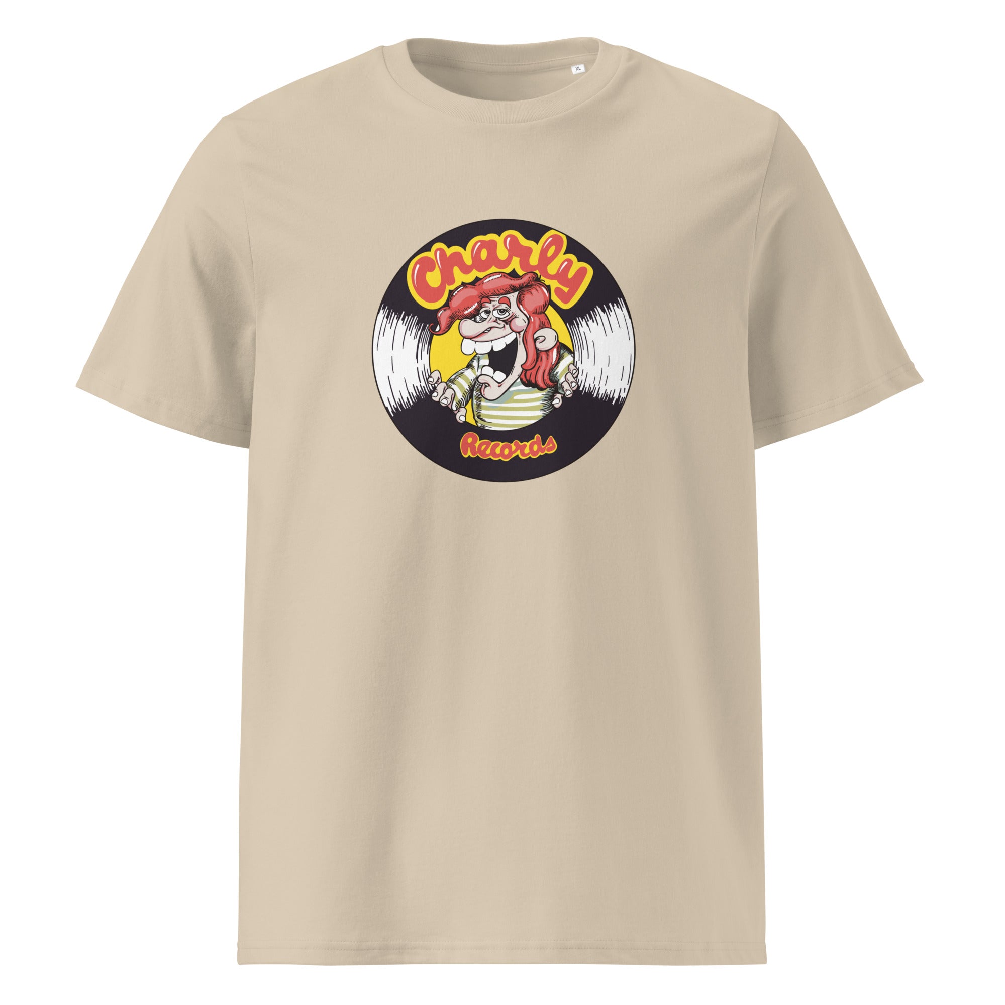 charly-teddy-boy-t-shirt-rouge-coton-bio-unisexe-m image 6