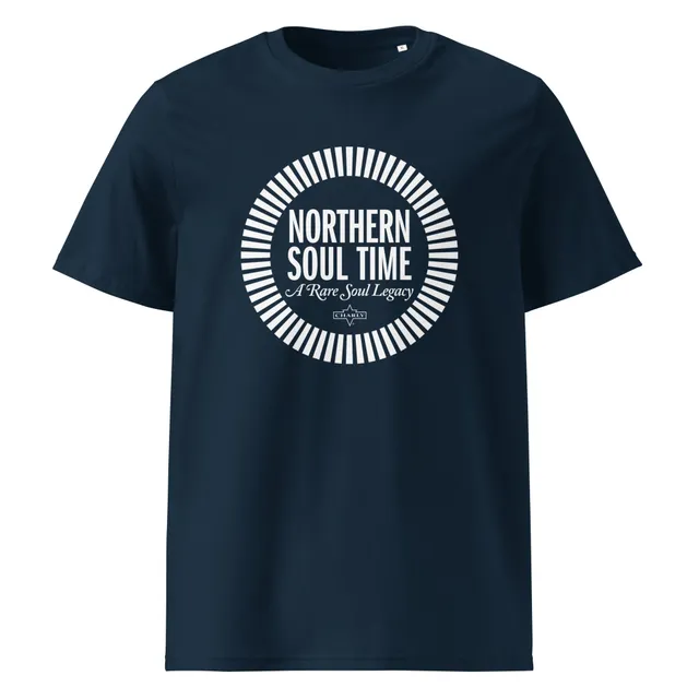 charly-northern-soul-time-t-shirt-unisexe-noir-coton-bio image 1