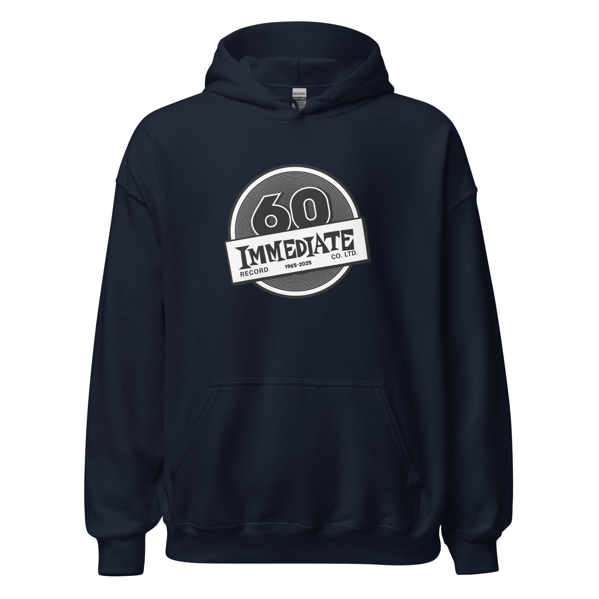 charly-records-immediate-60th-hoodie-sweat-noir-logo-n-b image 4