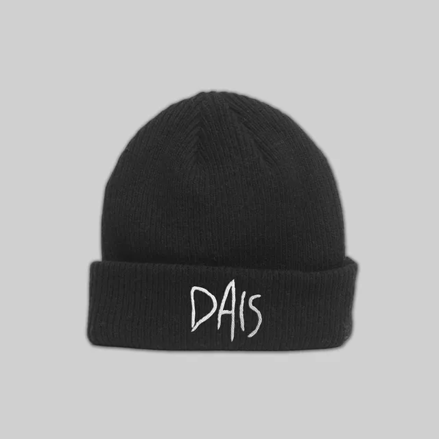 dais-records-bonnet-laine-m-rinos-noir-brod-hiver image 1