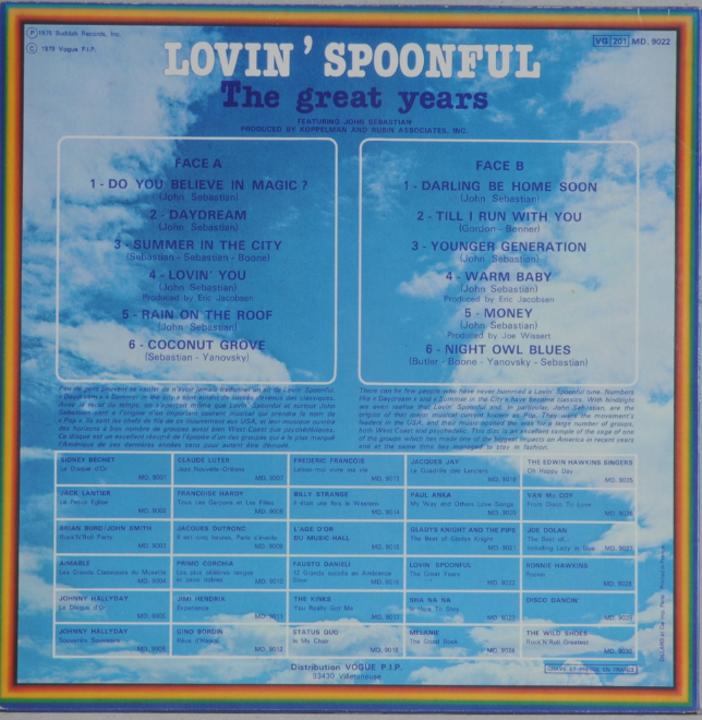 lovin-spoonful-the-great-years-vinyle-lp-r-dition-1978-france image 3