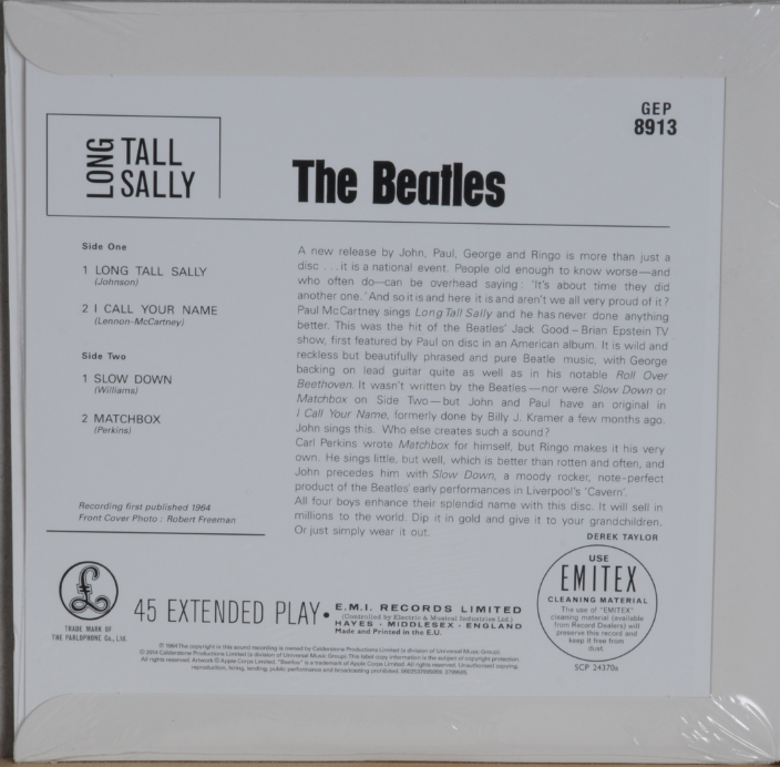 beatles-long-tall-sally-45-tours-ep-4-titres-uk-2014 image 2
