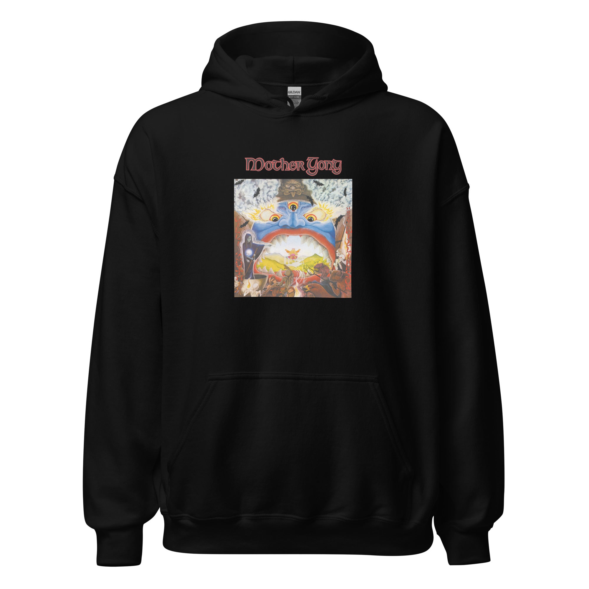 charly-records-mother-gong-sweat-capuche-blanc-coton-capuche-doubl-e image 4