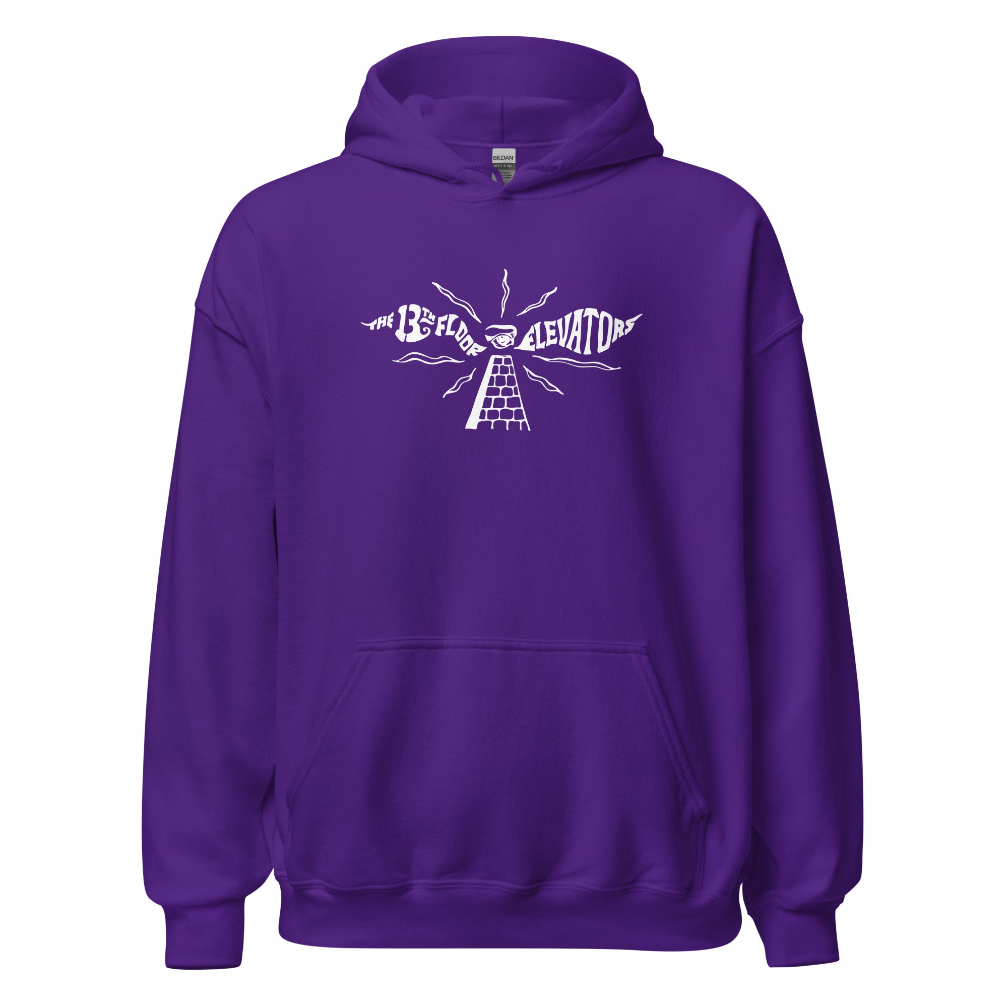 charly-records-13th-floor-elevators-ii-sweat-capuche-logo-blanc-noir image 8