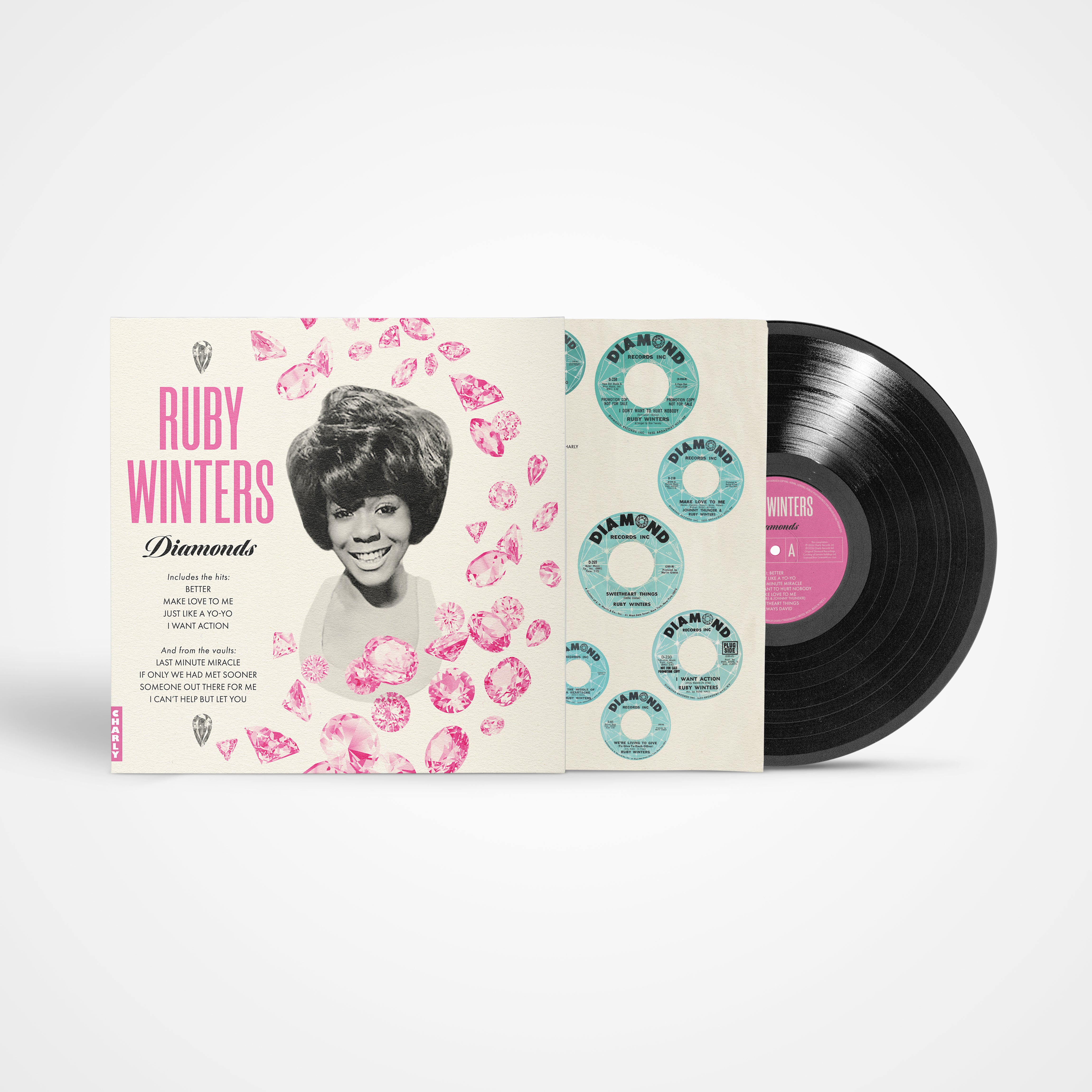 charly-records-diamonds-vinyle-noir-lp-soul-ruby-winters image 2
