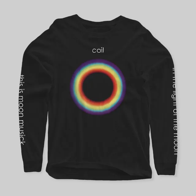 coil-rainbow-halo-t-shirt-manches-longues-noir-taille-l image 1