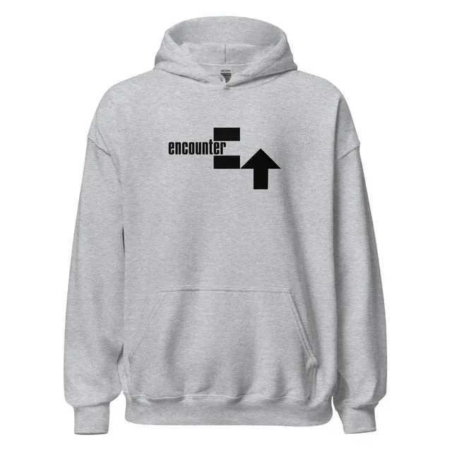encounter-records-hoodie-sweat-capuche-gris-taille-l image 1