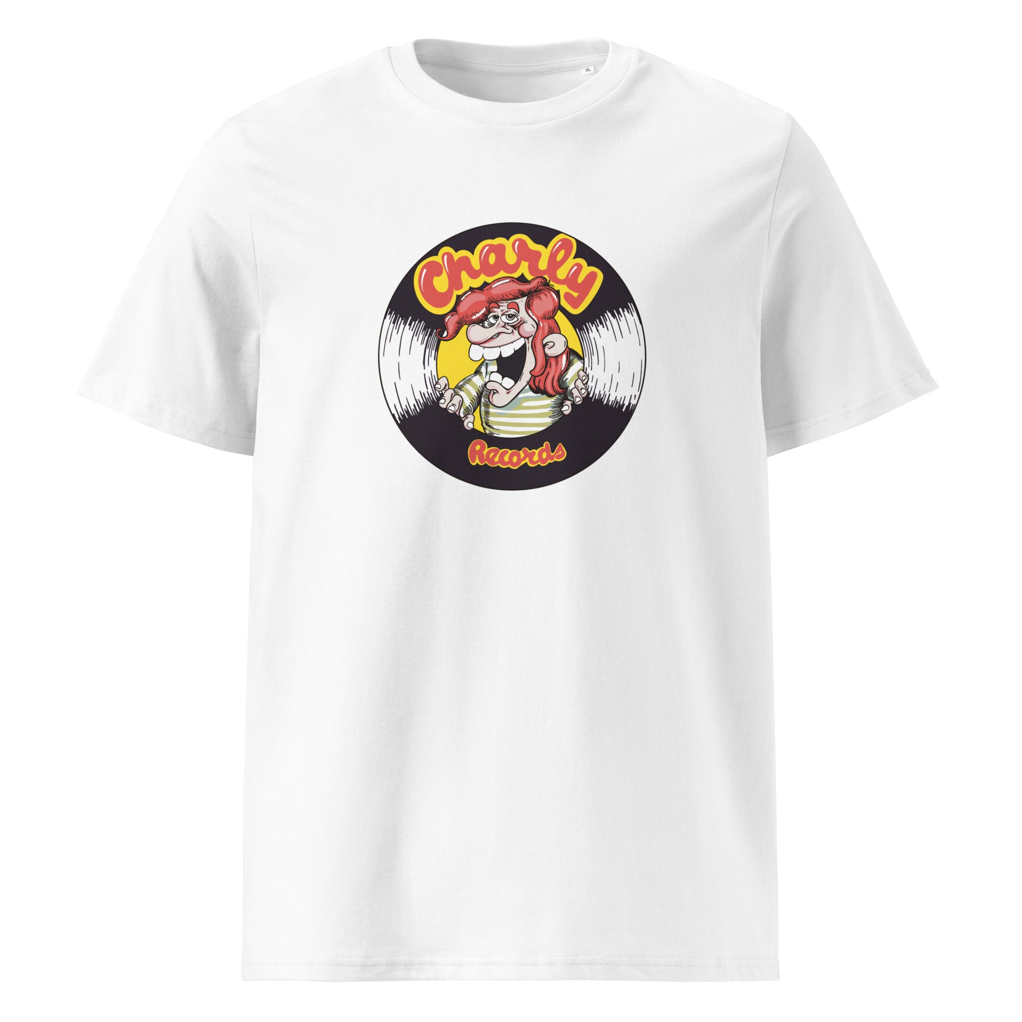 charly-teddy-boy-t-shirt-rouge-coton-bio-unisexe-m image 3
