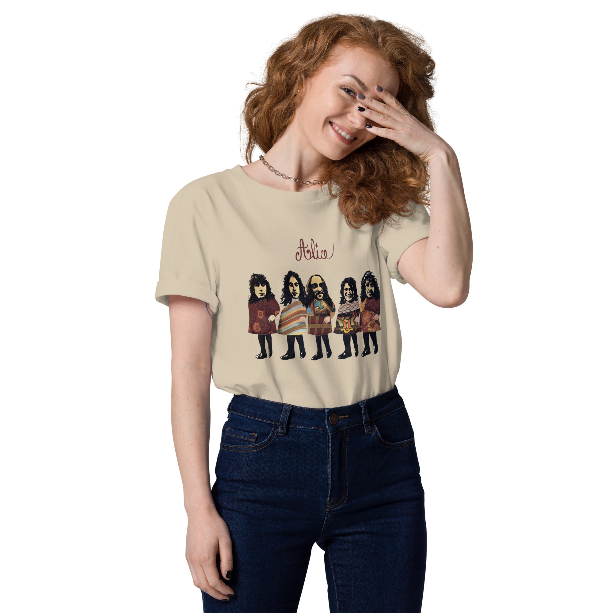 charly-records-alice-t-shirt-unisexe-blanc-coton-bio image 3