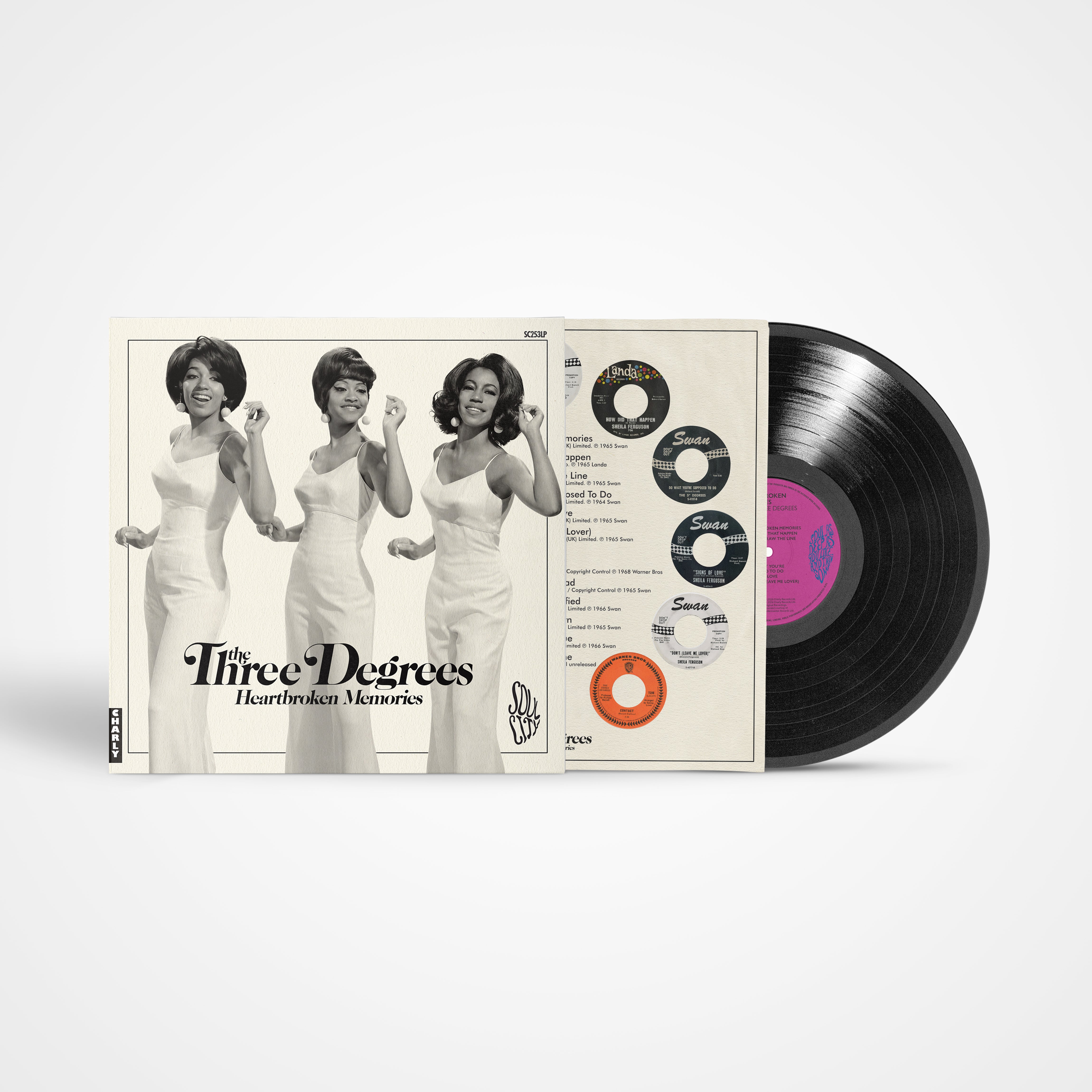 charly-records-heartbroken-memories-vinyle-lp-three-degrees-soul image 2