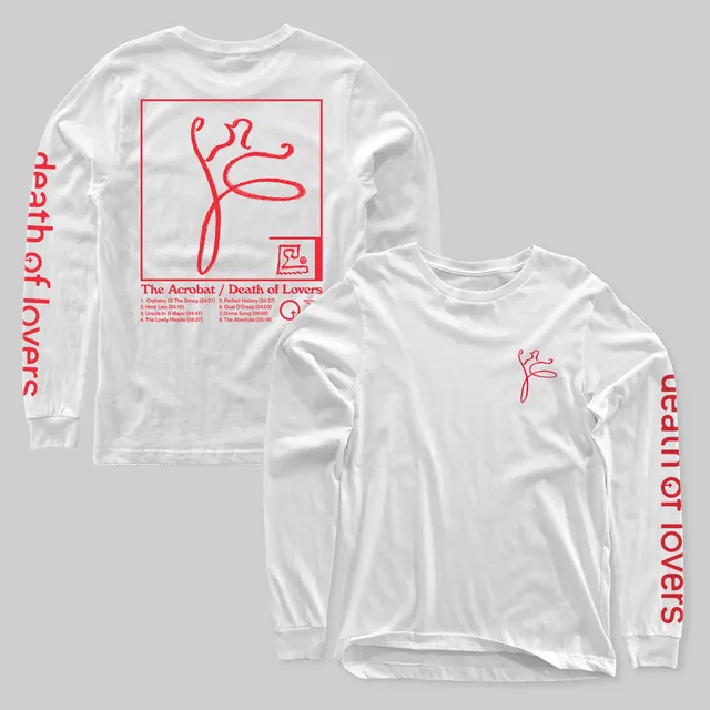 dais-records-death-of-lovers-the-acrobat-t-shirt-manches-longues-blanc image 1