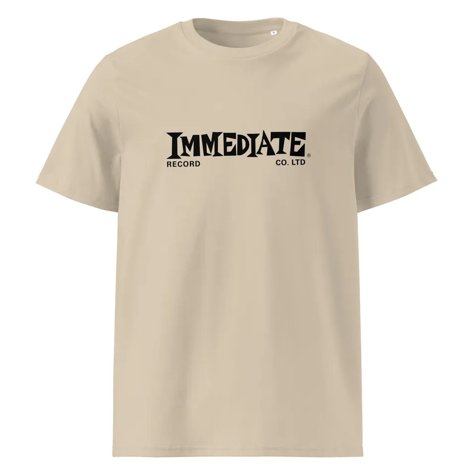 charly-records-immediate-records-t-shirt-coton-bio-rouge-m image 1