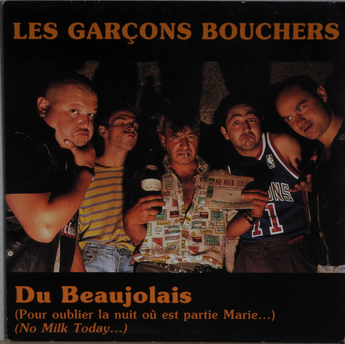 les-gar-ons-bouchers-du-beaujolais-vinyle-45t-france-1989 image 1