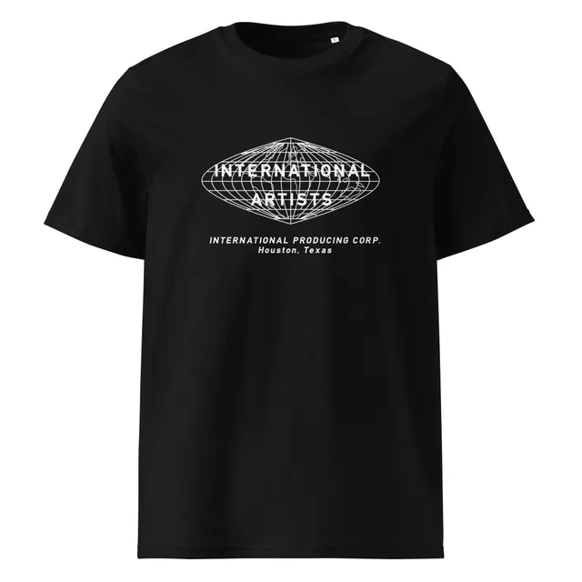 charly-records-international-artists-t-shirt-noir-logo-blanc image 1