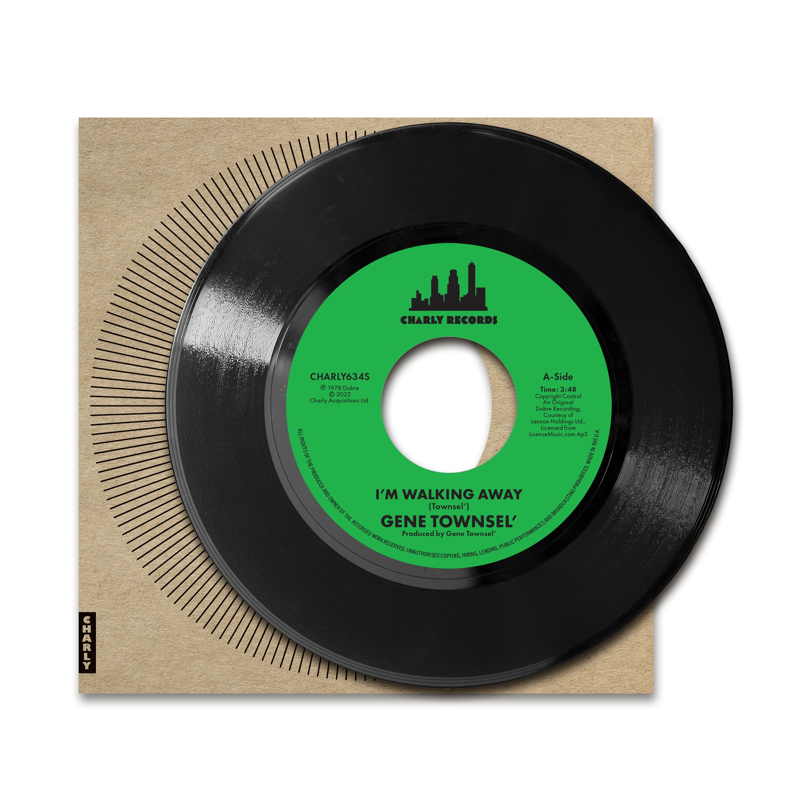 charly-records-gene-townsel-i-m-walking-away-single-45-tours-7 image 1