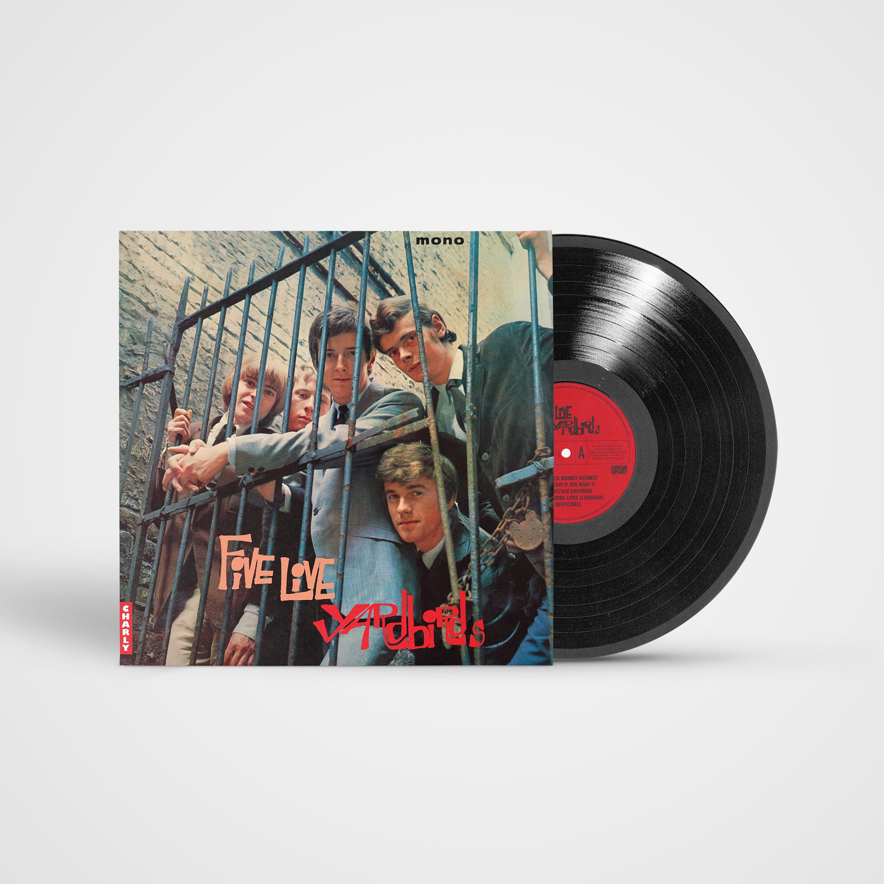 the-yardbirds-five-live-vinyle-lp-rock-blues-marquee-1964 image 2