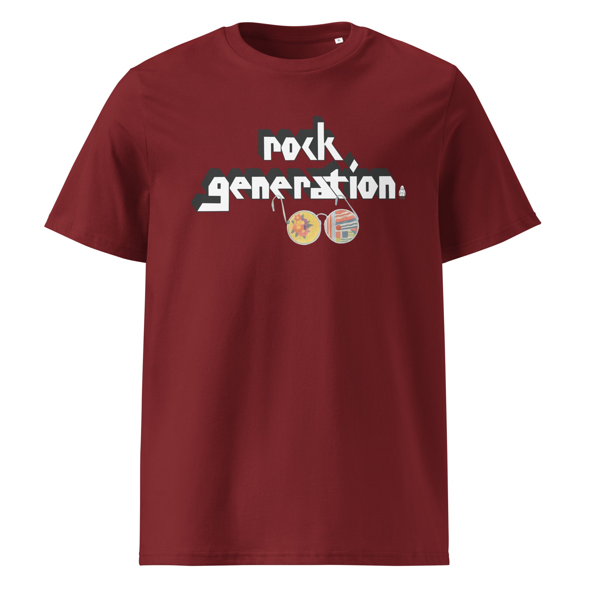 charly-records-rock-generation-iii-t-shirt-unisexe-blanc-coton-bio image 4