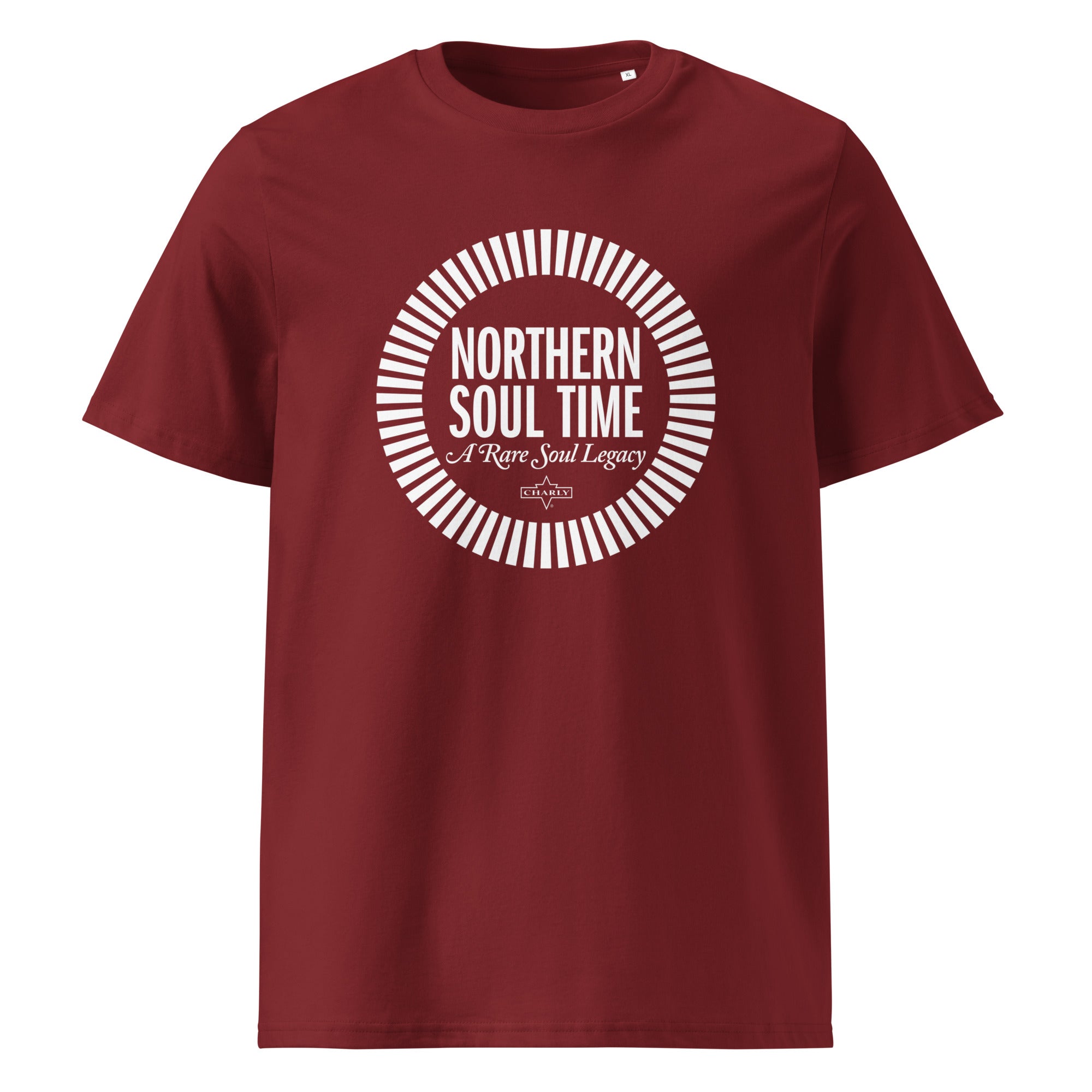 charly-northern-soul-time-t-shirt-unisexe-noir-coton-bio image 6