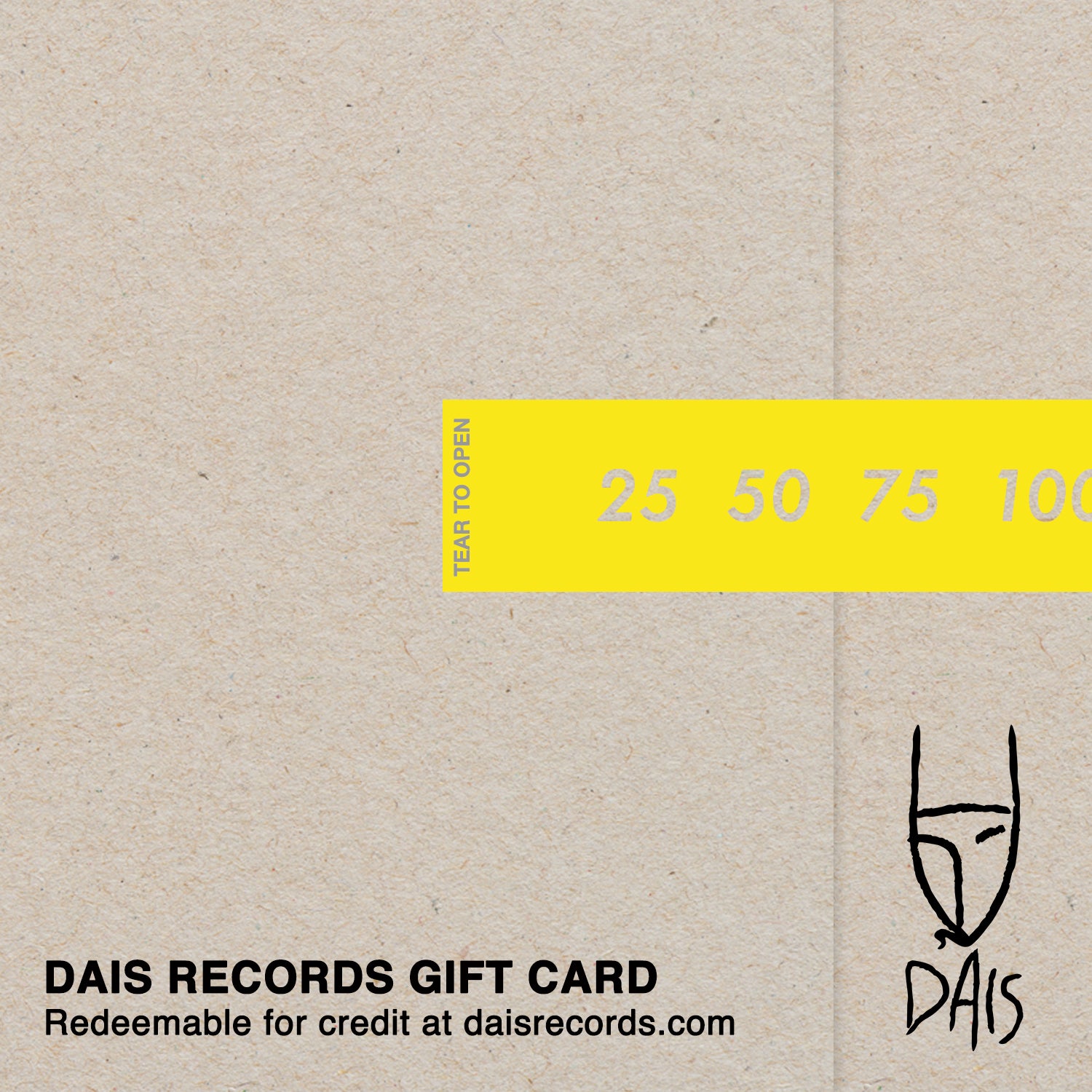 dais-records-carte-cadeau-e-mail-25-dollars-vinyles image 1