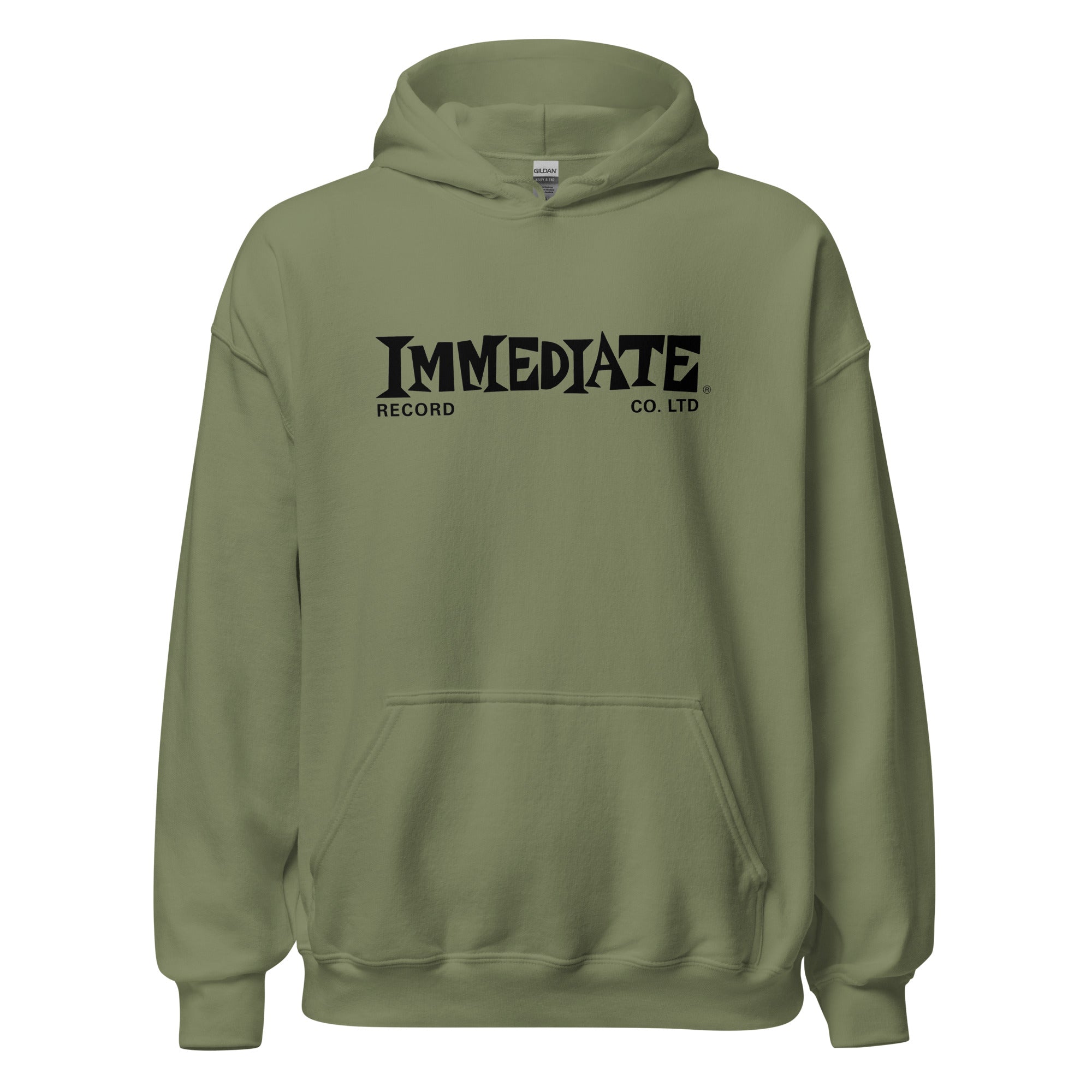 immediate-records-hoodie-sweat-capuche-noir-coton image 8