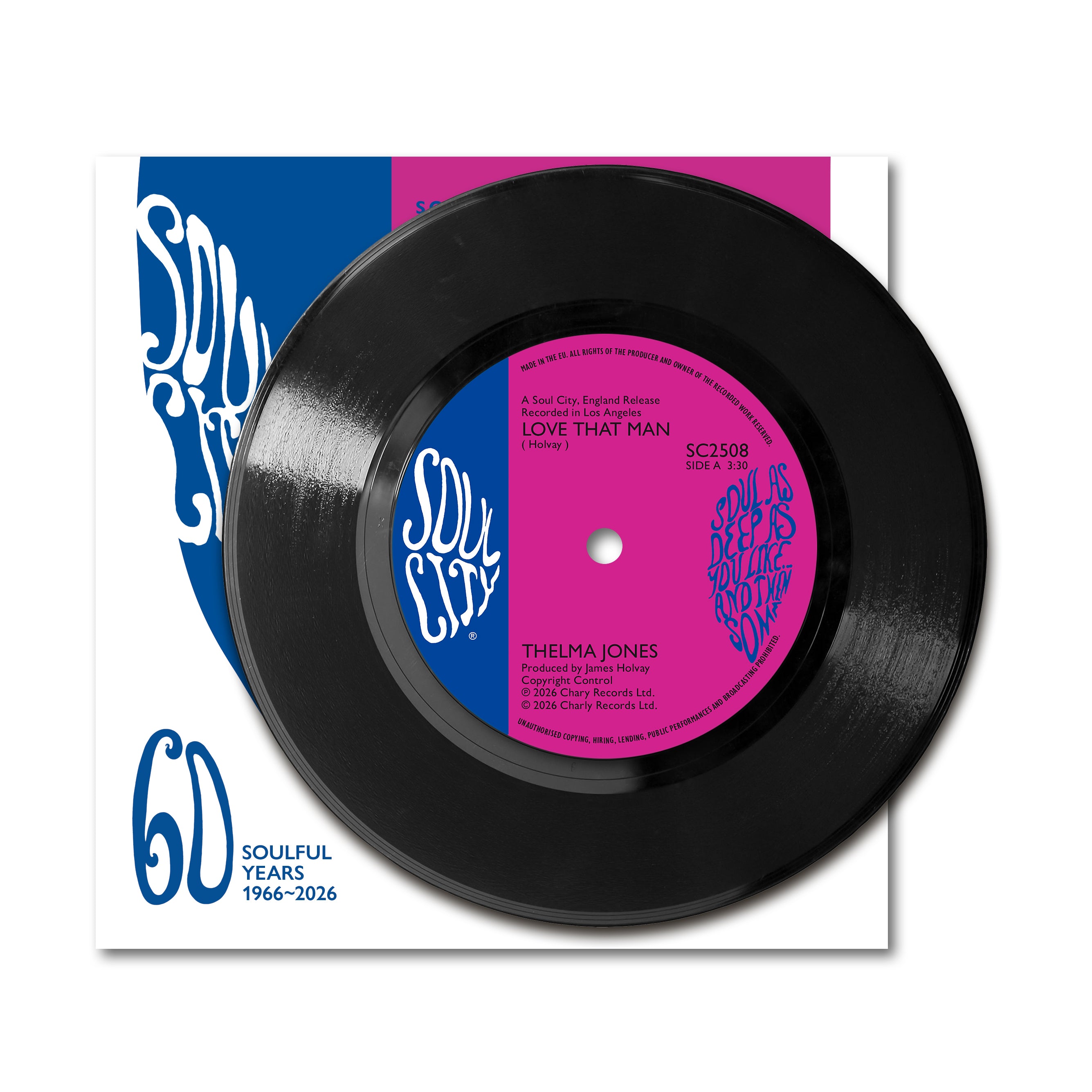 charly-soul-city-love-that-man-vinyle-45t-7-thelma-jones image 1