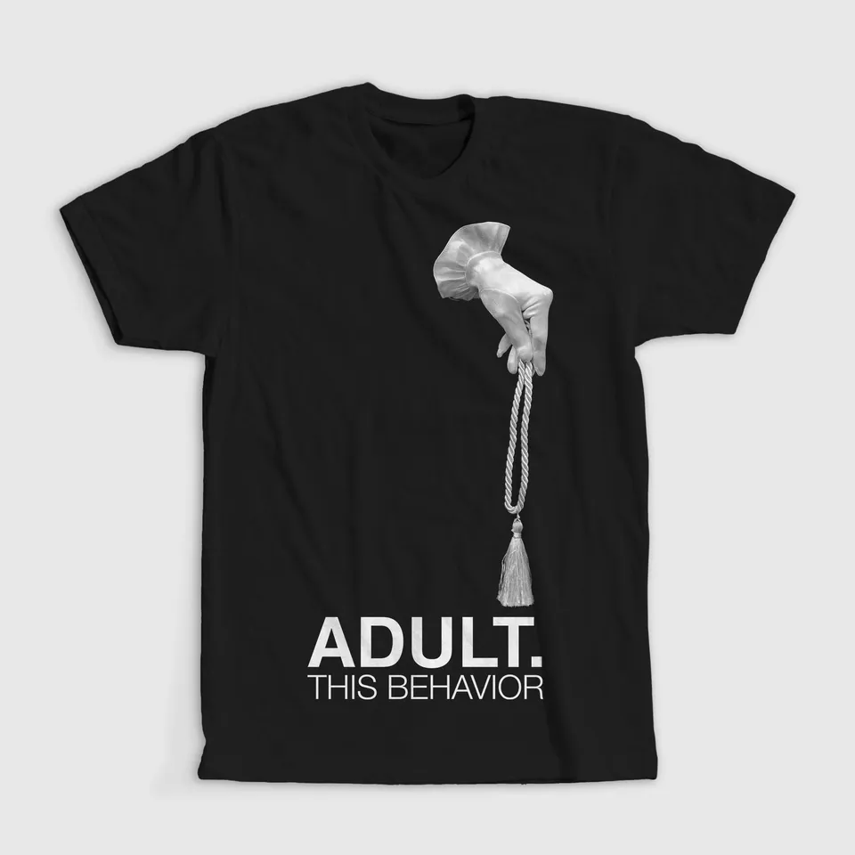 this-behavior-t-shirt-noir-encre-discharge-tailles-s-xl image 1