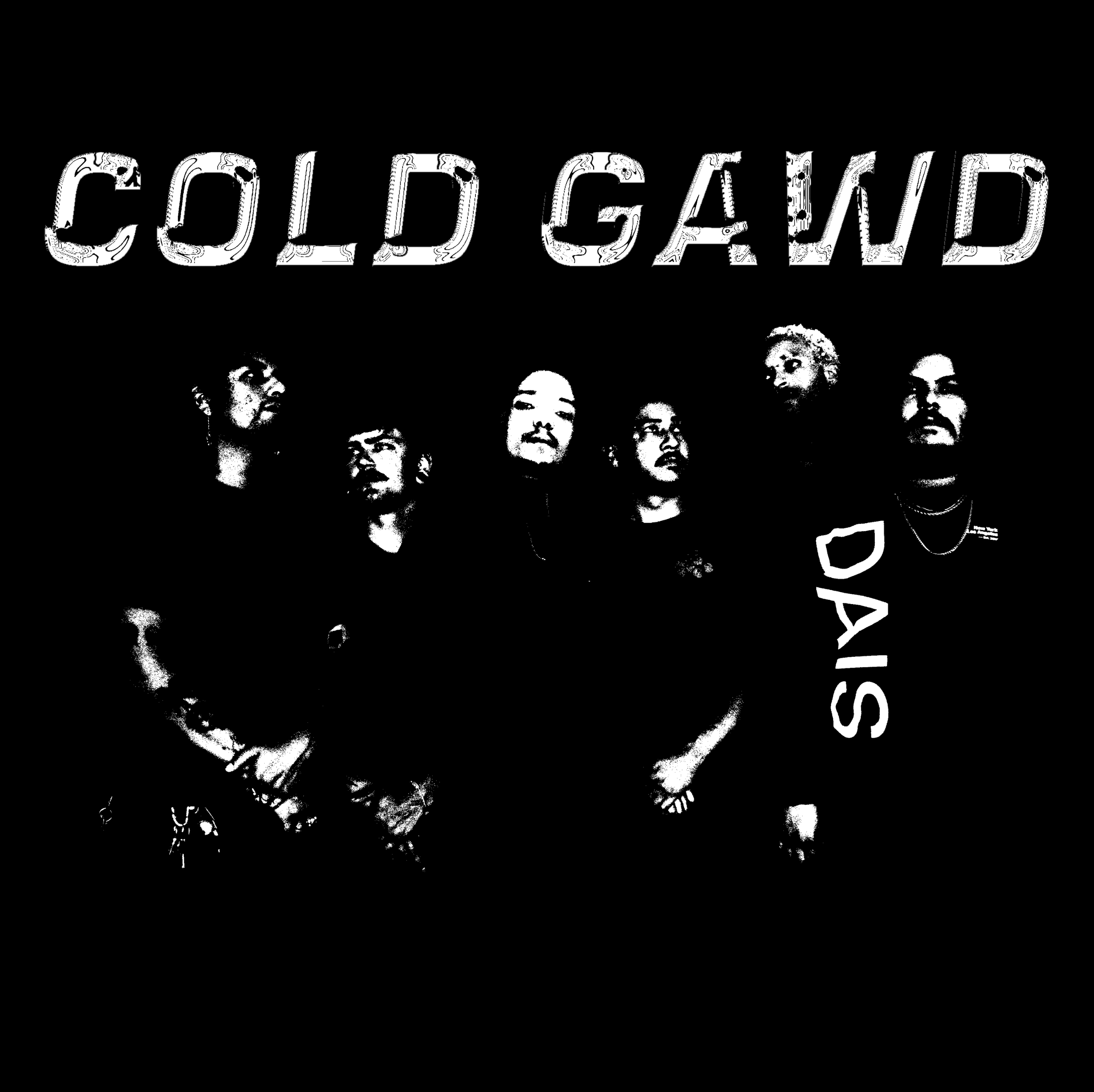 dais-records-cold-gawd-t-shirt-noir-coton-photo-groupe image 2