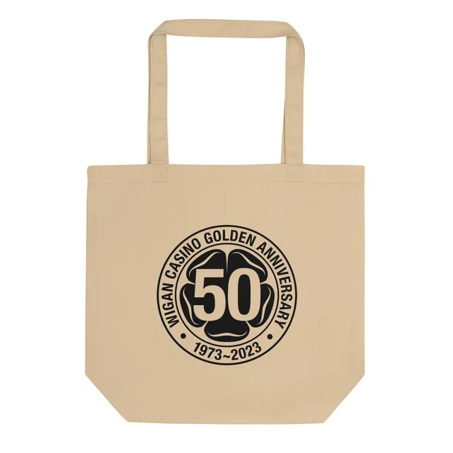 charly-records-wigan-casino-50-tote-bag-coton-bio image 1
