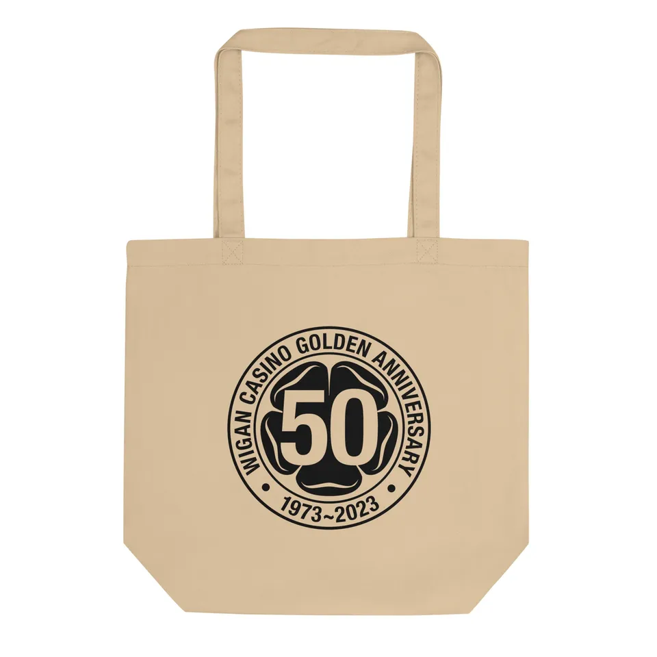 charly-records-wigan-casino-50-tote-bag-coton-bio image 1
