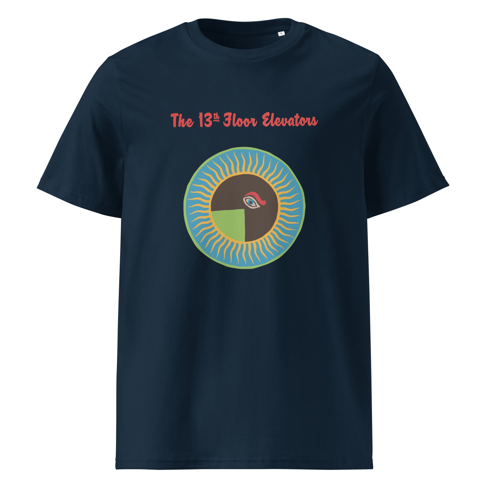 13th-floor-elevators-t-shirt-noir-coton-bio-unisexe image 4