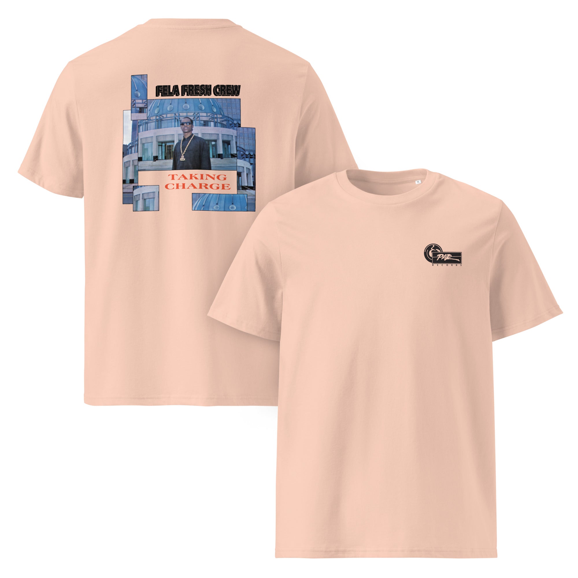 charly-records-fela-fresh-crew-t-shirt-coton-bio-blanc image 7