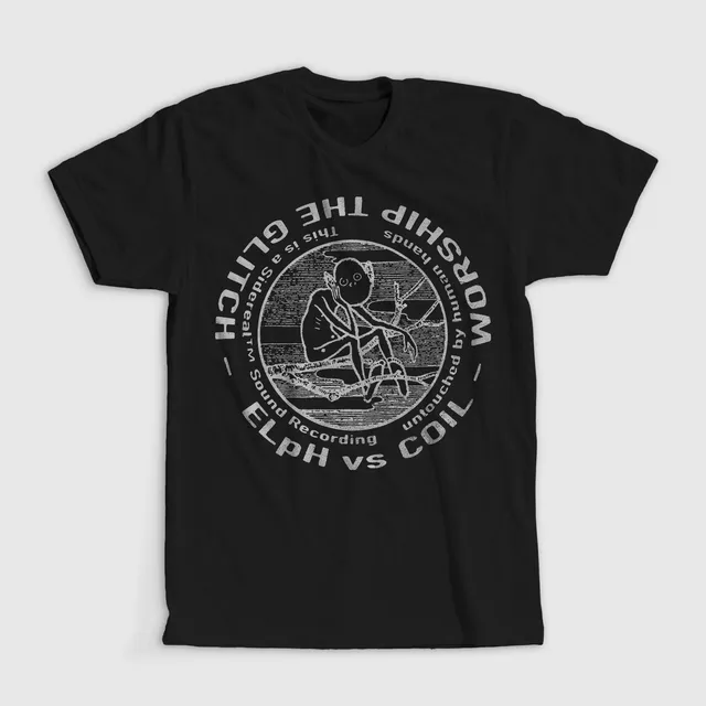 dais-records-coil-worship-the-glitch-t-shirt-noir-taille-l image 1