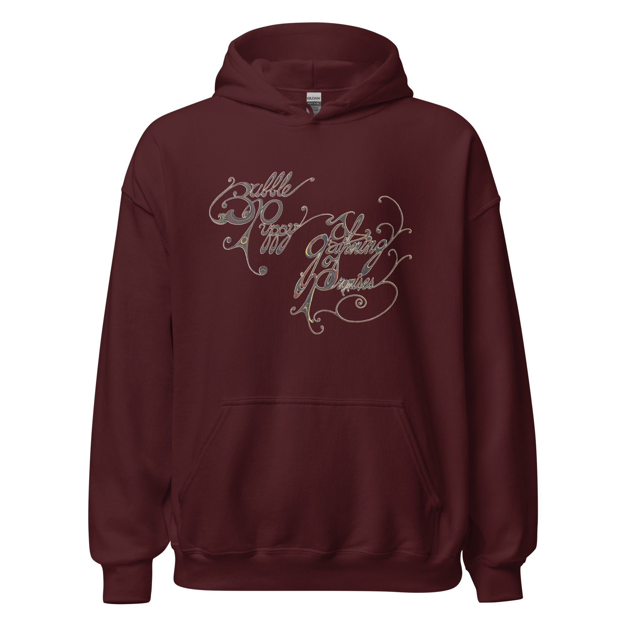 charly-records-bubble-puppy-sweat-capuche-noir-coton image 6